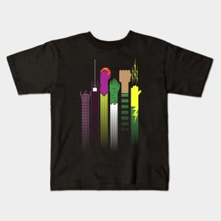 Six Villains Kids T-Shirt